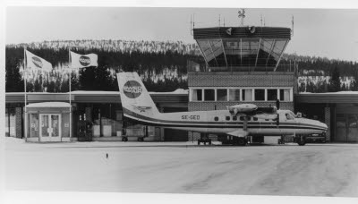 Gällivares nya flygplan. Gällivare Flygplats.
