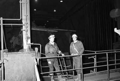 Karl-Erik Rånman och Greg Hall.