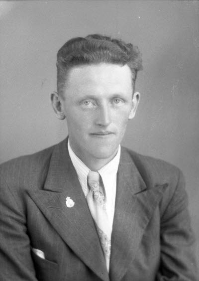 Porträtt av en herre. Ateljefoto.