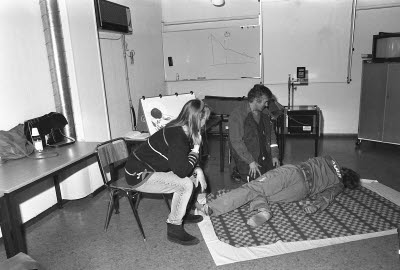 Samaritutbildning med Ingrid Jonsson 1994.