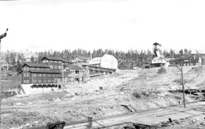 Centralschaktet; Kaptensschaktet; Kaptensspelet; Sovringsverket; Selettippen i bakgrunden.