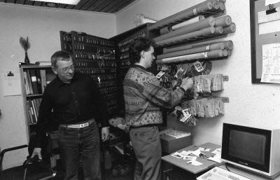 Nyckelservice; Alf Apelqvist och ? Dynesius 1994-09-22.