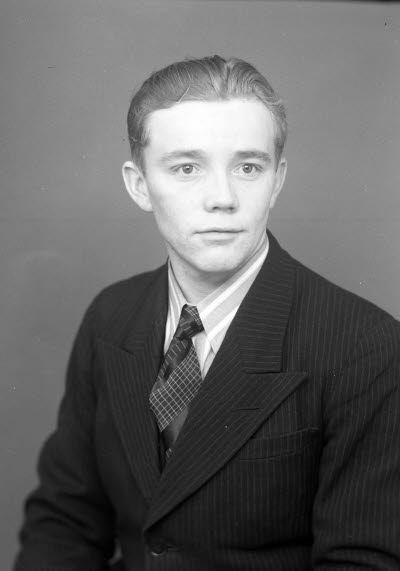 Porträtt av en herre. Ateljefoto.