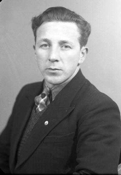 Porträtt av en herre. Ateljefoto.