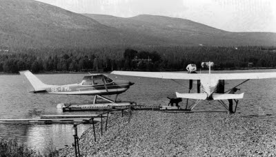 Flygplan. Norrlandsflyg.