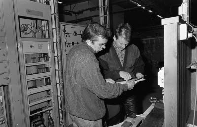 Utbildning för elektriker på AMU.