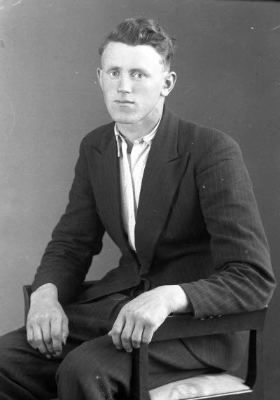 Porträtt av en herre. Ateljefoto.