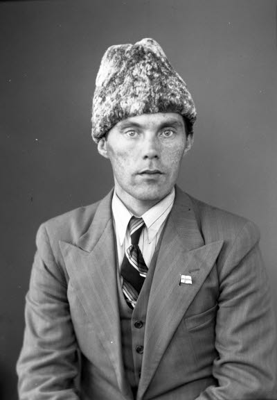 Porträtt av en herre. Ateljefoto.