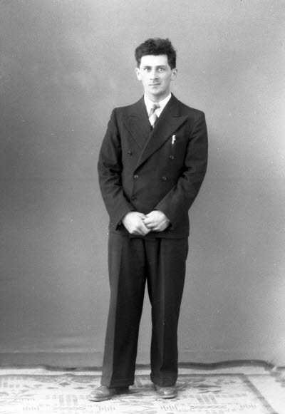 Porträtt av en herre. Ateljefoto.