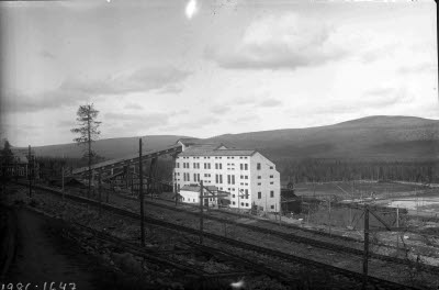 Anrikningsverket, Vitåfors. Industriområde.