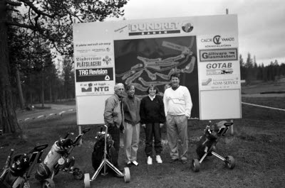 Dundret Banan. LKAB-mästerskap i golf 1992-09-19.