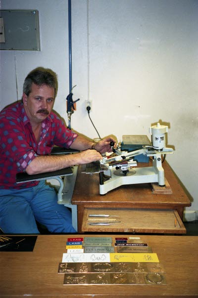 Skyltverkstan. Göte Hermansson.