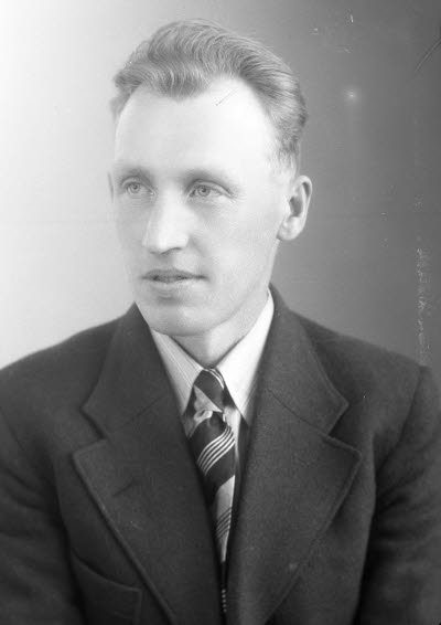 Porträtt av en herre. Ateljefoto.