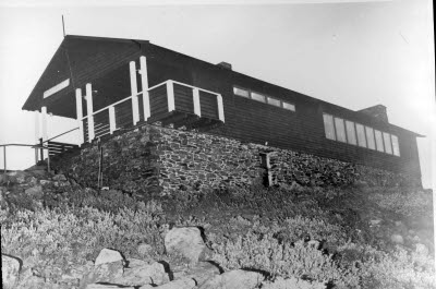 Fjällstugan; toppstugan, Dundret, Gällivare.