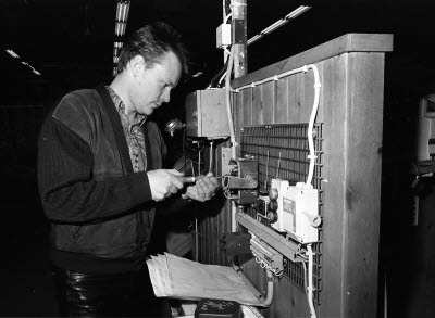 Utbildning för elektriker på AMU.