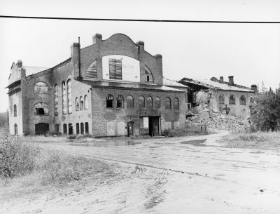 Kraftstation; gammal Volvo verkstad, Gällivare.