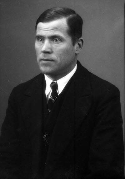 Porträtt av en herre. Ateljefoto.