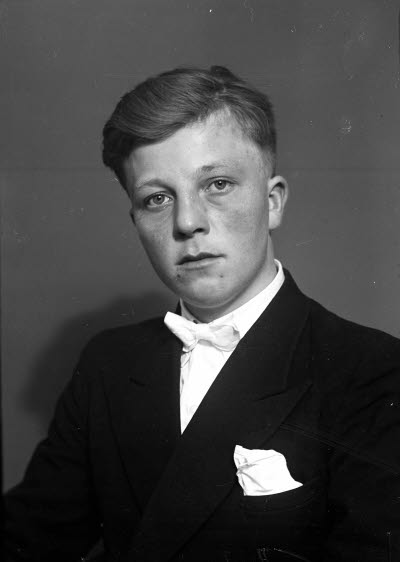 Porträtt av en ung herre.