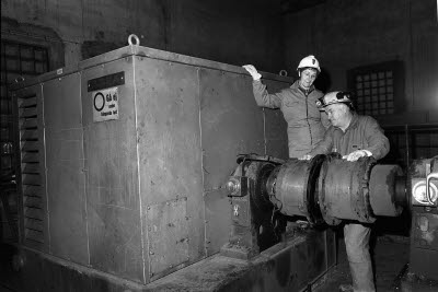 Schaktmotor haveri 1993-01-15. Catrine och Kjell Smedman.