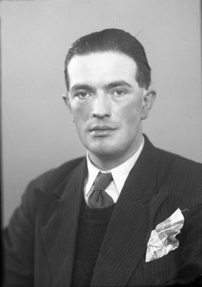 Porträtt av en herre.