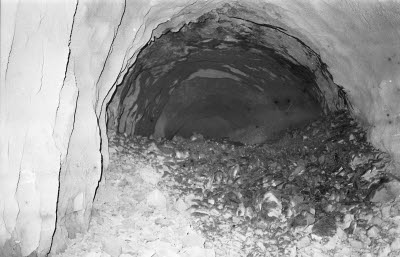 Natten mot den 9 mars 1993. Genomslag i snedbana 600-815 m nivån,730 m.avv.