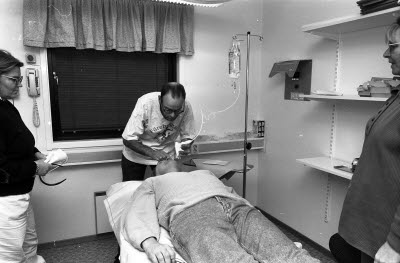 Läkarmottagning 1994.