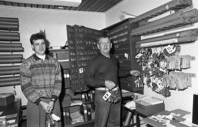 Nyckelservice; Alf Apelqvist och ? Dynesius 1994-09-22.