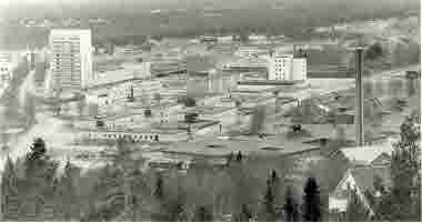 Vy över Malmberget centrum