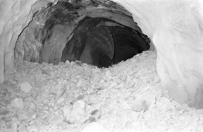 Natten mot den 9 mars 1993. Genomslag i snedbana 600-815 m nivån,730 m.avv.