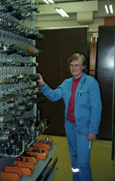 Mekaniskaverkstan. Maj-Britt Larsson.