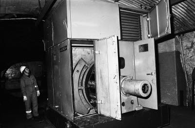 Schaktmotor haveri 1993-01-15. Catrine Smedman.
