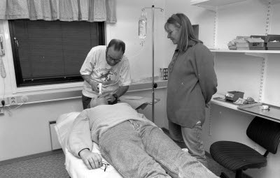 Läkarmottagning 1994.