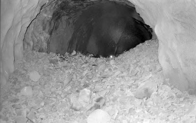 Natten mot den 9 mars 1993. Genomslag i snedbana 600-815 m nivån,730 m.avv.