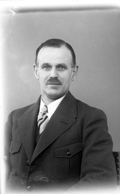 Porträtt av en herre.