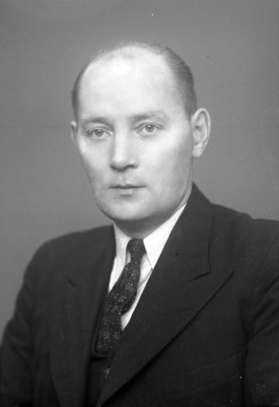 Porträtt av en herre.