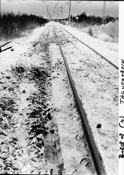 Tågurspårning malmtåg.