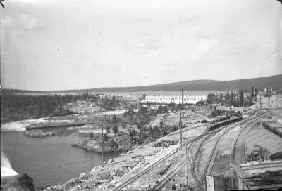 Dammbygge; Stora Lulevatten.