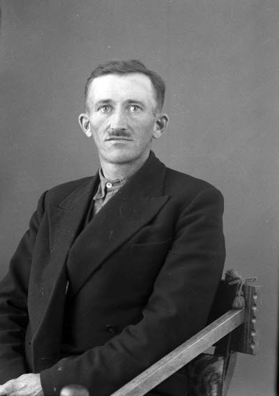 Porträtt av en herre. Ateljefoto.