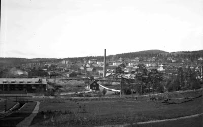Vy över Johannes och Hermelin; Kraftstationen.