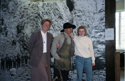 Gruvmuseet. Anette Nilsson Springare och Nina Eriksson.