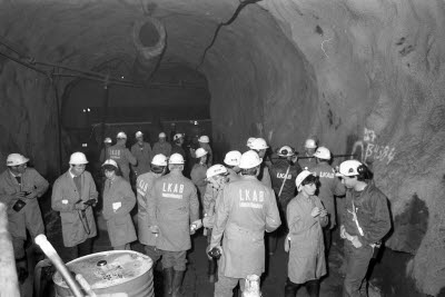 Malmberget. Presidio möte för gruvmästare från hela världen.