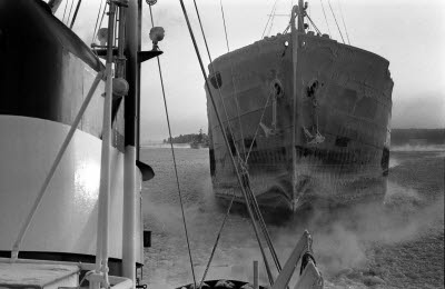 Hamnar. Luleå, Narvik. Fartyg.