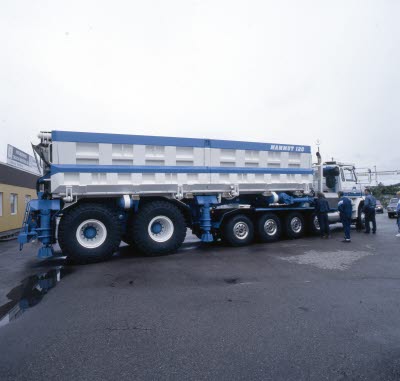 Mammuten, 120 tons trucken.