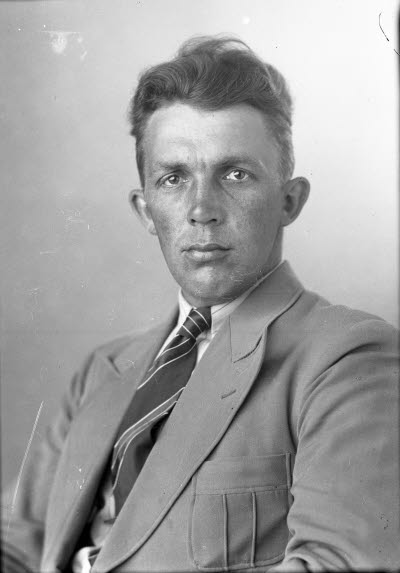 Porträtt av en herre, Ateljefoto.