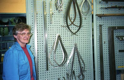 Mekaniskaverkstan. Maj-Britt Larsson.