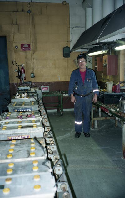 Batteriladdning stationen. Jonny Nilsson.