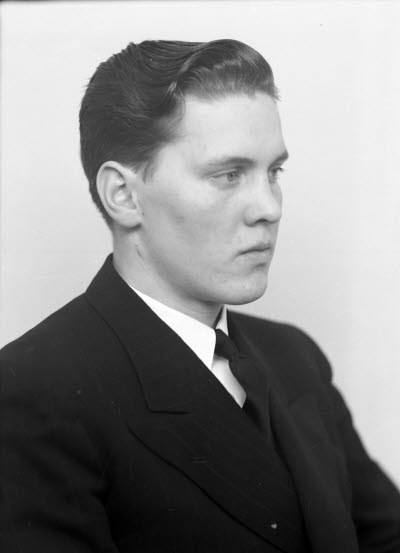 Porträtt av en herre. Ateljefoto.