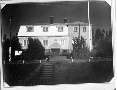 Exteriör. Hermelins gruvstuga, Malmberget.