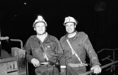 Karl-Erik Rånman och Greg Hall.