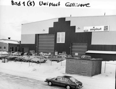 Uniplast, Gällivare. Fabrik; plastindustri.